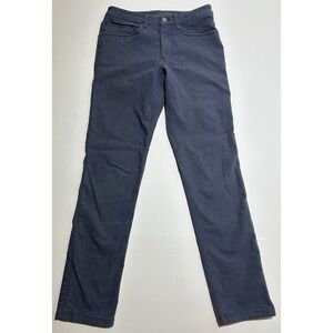 Lululemon ABC Pant Mens Size 28x31 Slim Tech Canvas Heather Navy Casual Stretch